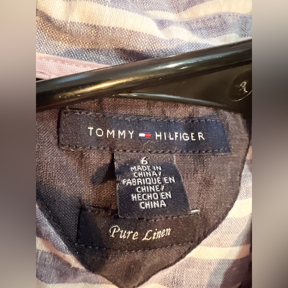 Tommy Hilfiger Pure Linen Blouse - Picture 5 of 5